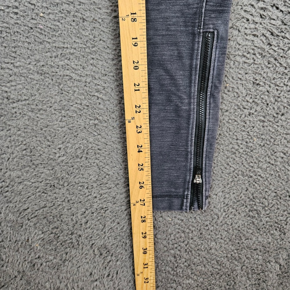 Lululemon Tight Stuff Tight Heathered Black Gray Compression Leggings Size 4 - Picture 4 of 8